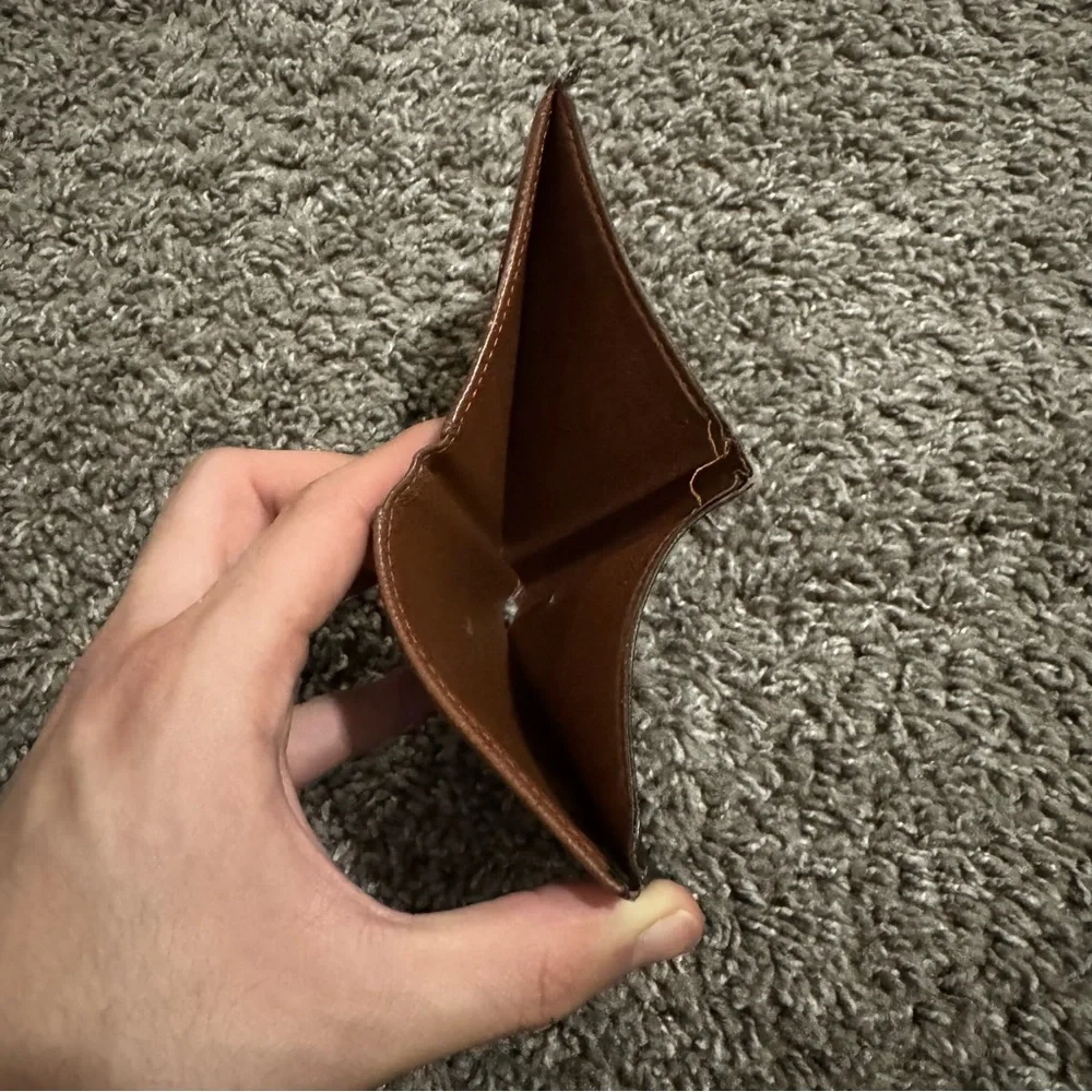 Louis Vuitton Bi fold Brown Wallet